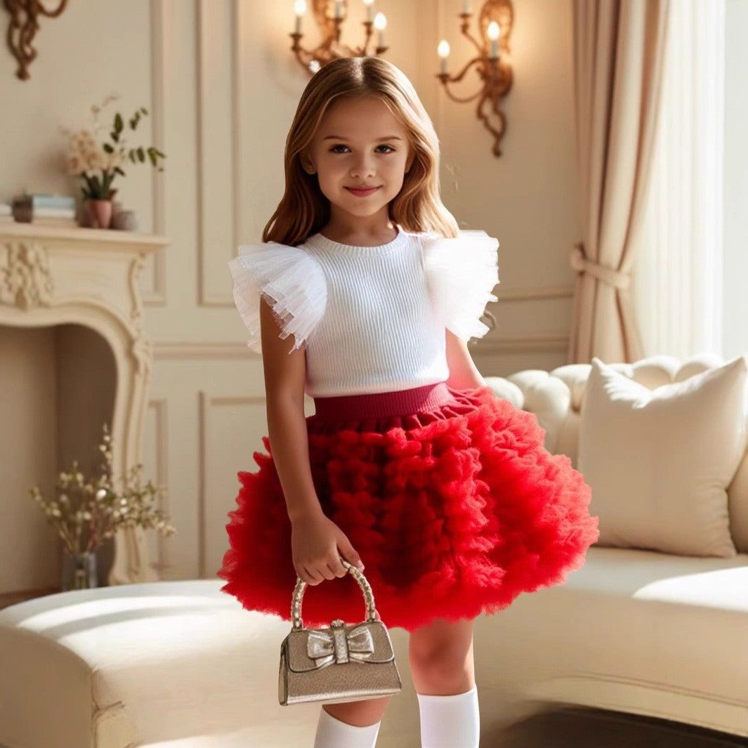 Girls Skirts Childrens Skirts SpringAutumn Korean Style